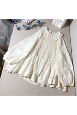 Lace Edwardian Pan Collar Blouse cottagecoreclothes