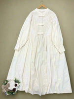 Mori Girl Pleated Bowknot Midi Dress cottagecoreclothes