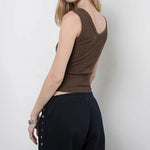 Retro Studded Graphic Tank Top