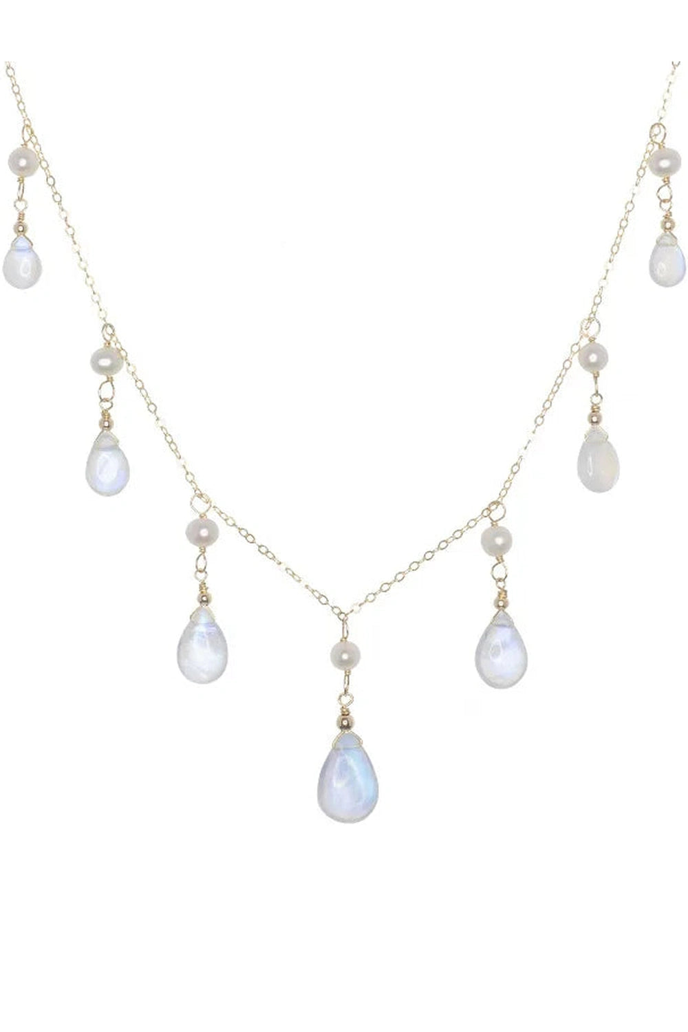Pearl Drop Necklace cottagecoreclothes