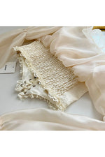 French Puff Sleeve Luxury Blouse cottagecoreclothes