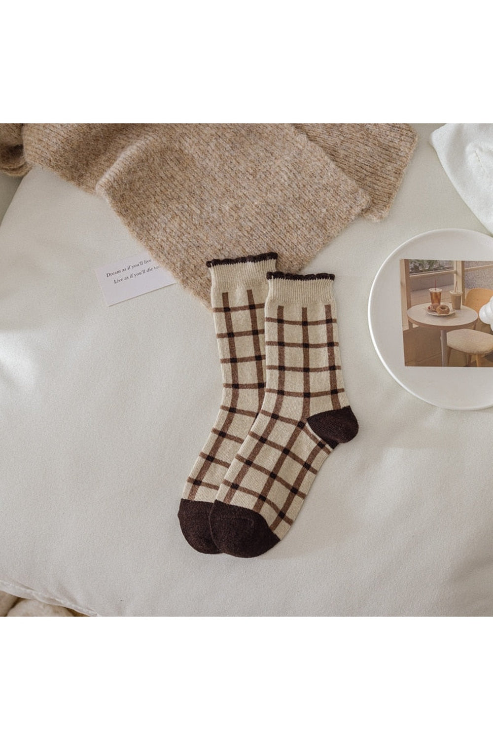 Sweet College Tube Socks cottagecoreclothes