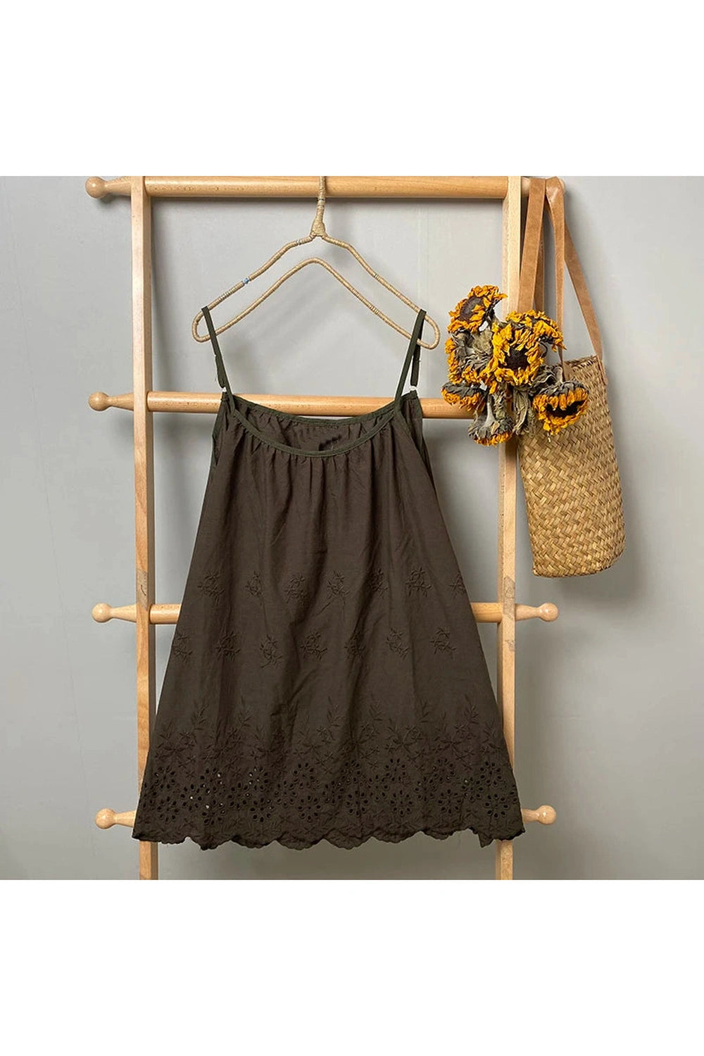 Embroidered Cotton Lace Vest cottagecoreclothes