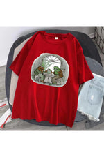 Frog Friends Tea Party T-shirt cottagecoreclothes