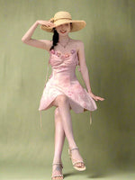 Fairycore Floral Appliqué Maxi Dress cottagecoreclothes