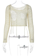 Knit Rib Slash Collar Top cottagecoreclothes