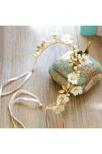 Elegant Bridal Pearl Headband cottagecoreclothes