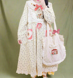 Mori Girl Patchwork Apron Dress cottagecoreclothes