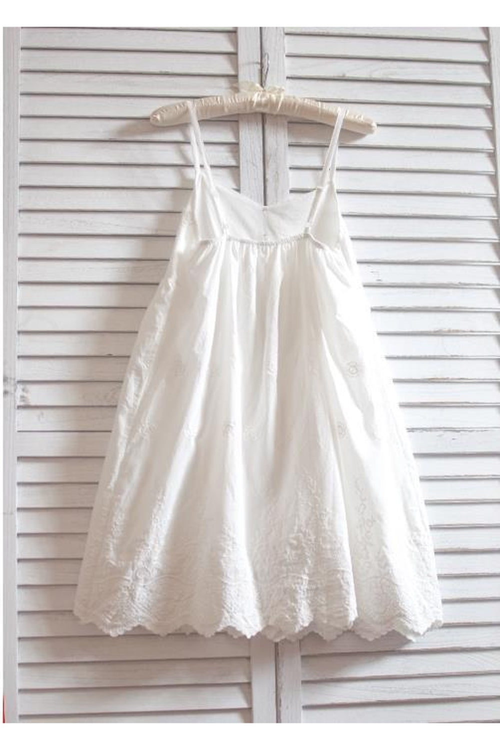 Embroidered Cotton Lace Dress cottagecoreclothes