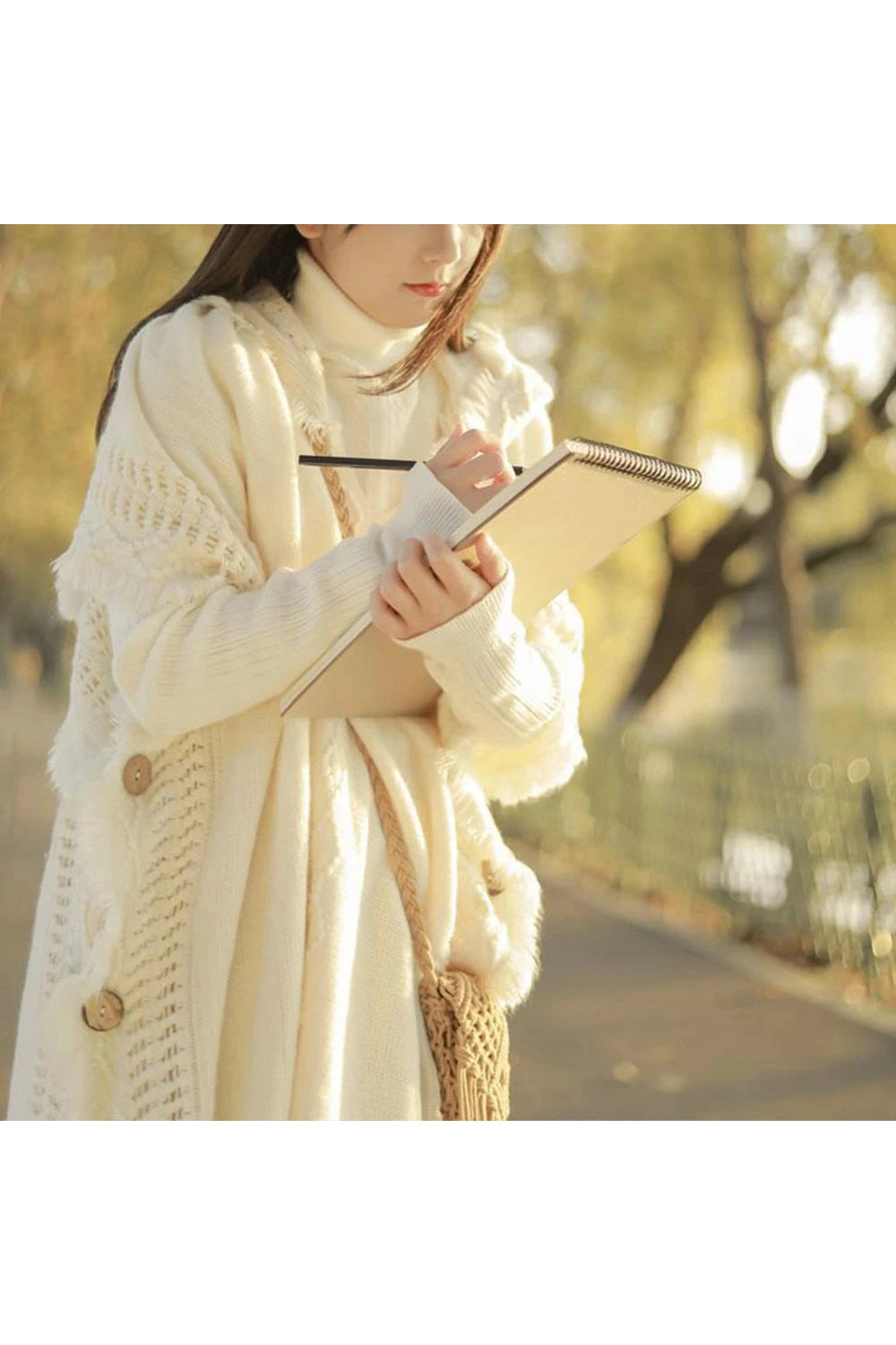 Knitted Cape Shawl Poncho cottagecoreclothes