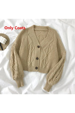 Mori Girl Bow Tie Plaid Outfit Set cottagecoreclothes