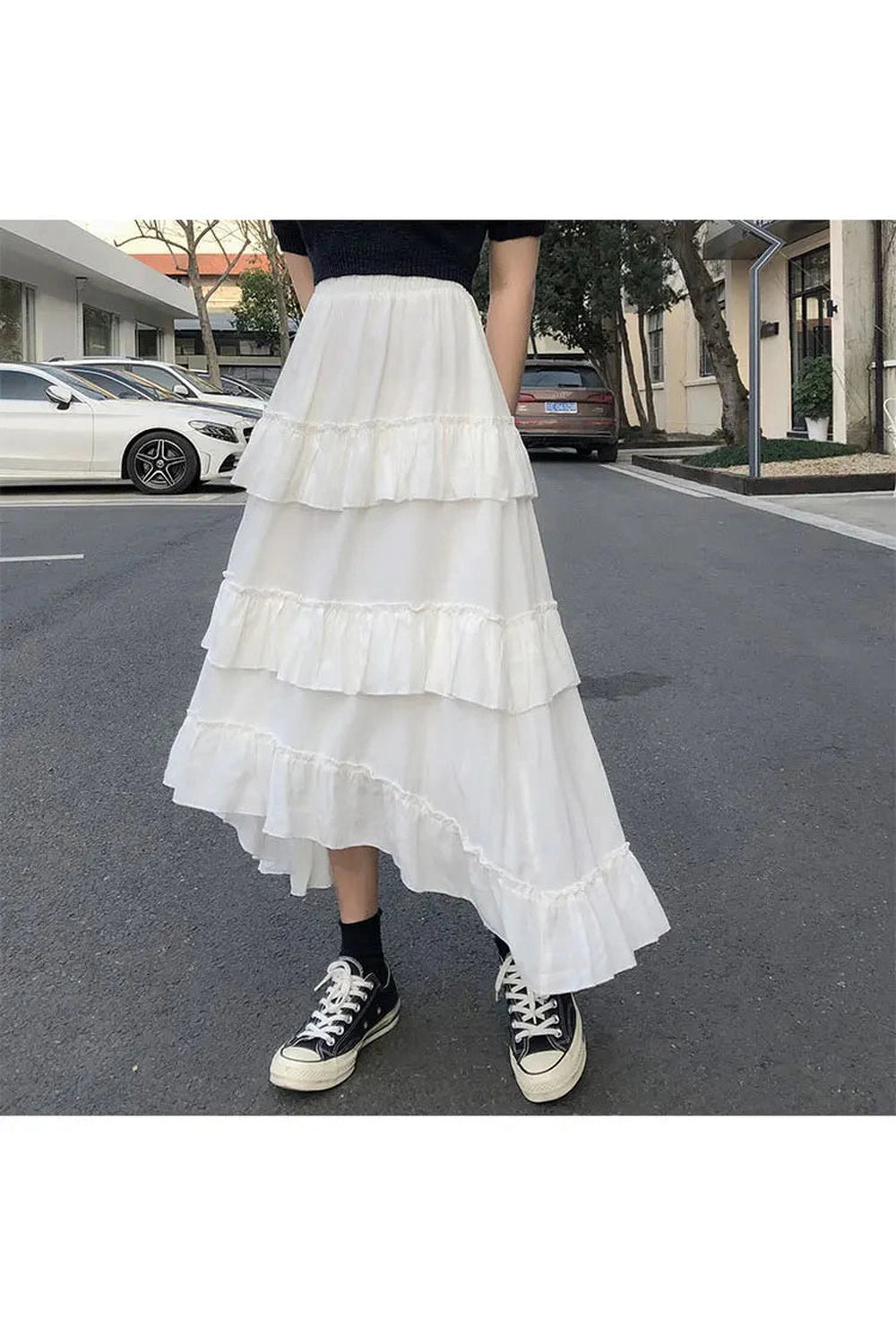 Dark Cottagecore Midi Skirt cottagecoreclothes