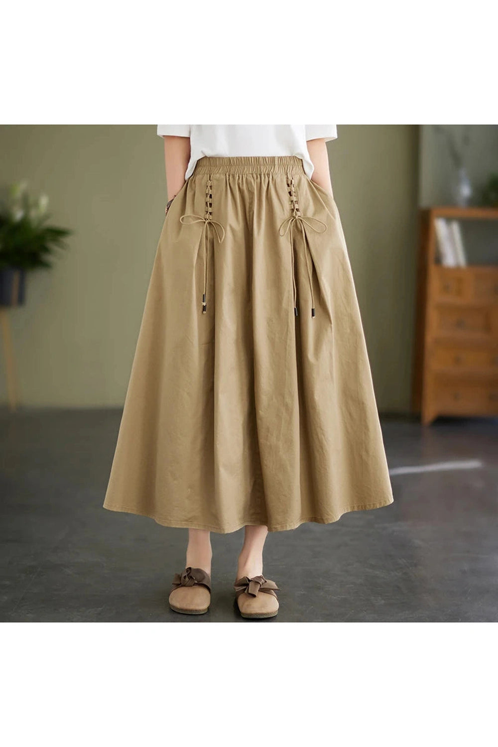 Pure Cotton Safari Skirt cottagecoreclothes