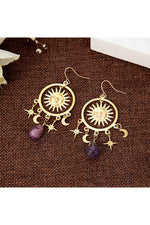 Crystal Teardrop Dangle Earrings cottagecoreclothes