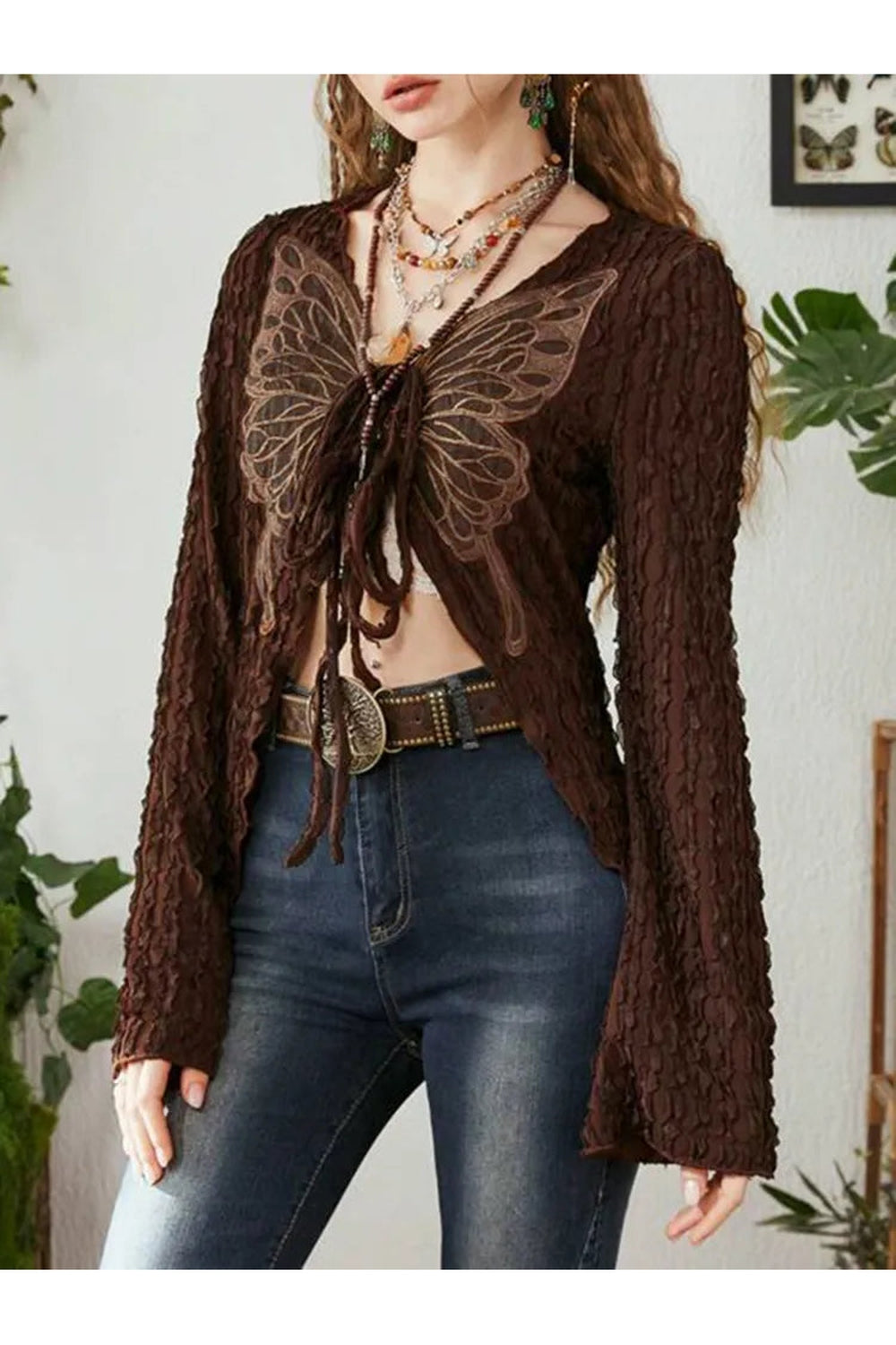 Fairy Grunge Butterfly Fall Cardigan cottagecoreclothes