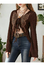 Fairy Grunge Butterfly Fall Cardigan cottagecoreclothes