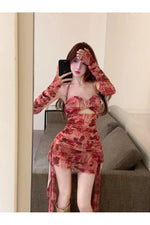 Fairycore Asymmetrical Layered Mini Dress cottagecoreclothes