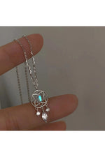 Fairycore Moonstone Dreamcatcher Necklace cottagecoreclothes