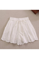 Sweet Hollow Embroidery Shorts cottagecoreclothes