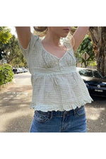 Ruffled Peasant Blouse cottagecoreclothes