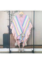 Ethnic Style Poncho cottagecoreclothes