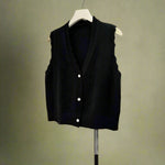 Cottagecore Floral Knit Scalloped Vest cottagecoreclothes