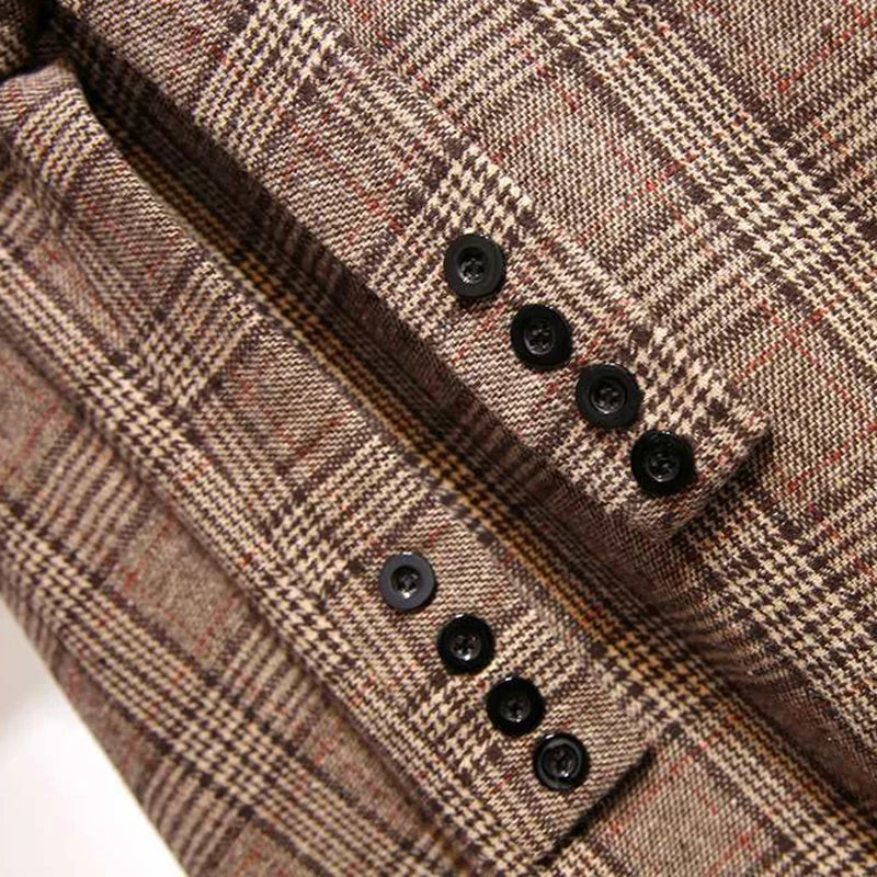 Vintage Plaid Belted Midi Skirt cottagecoreclothes