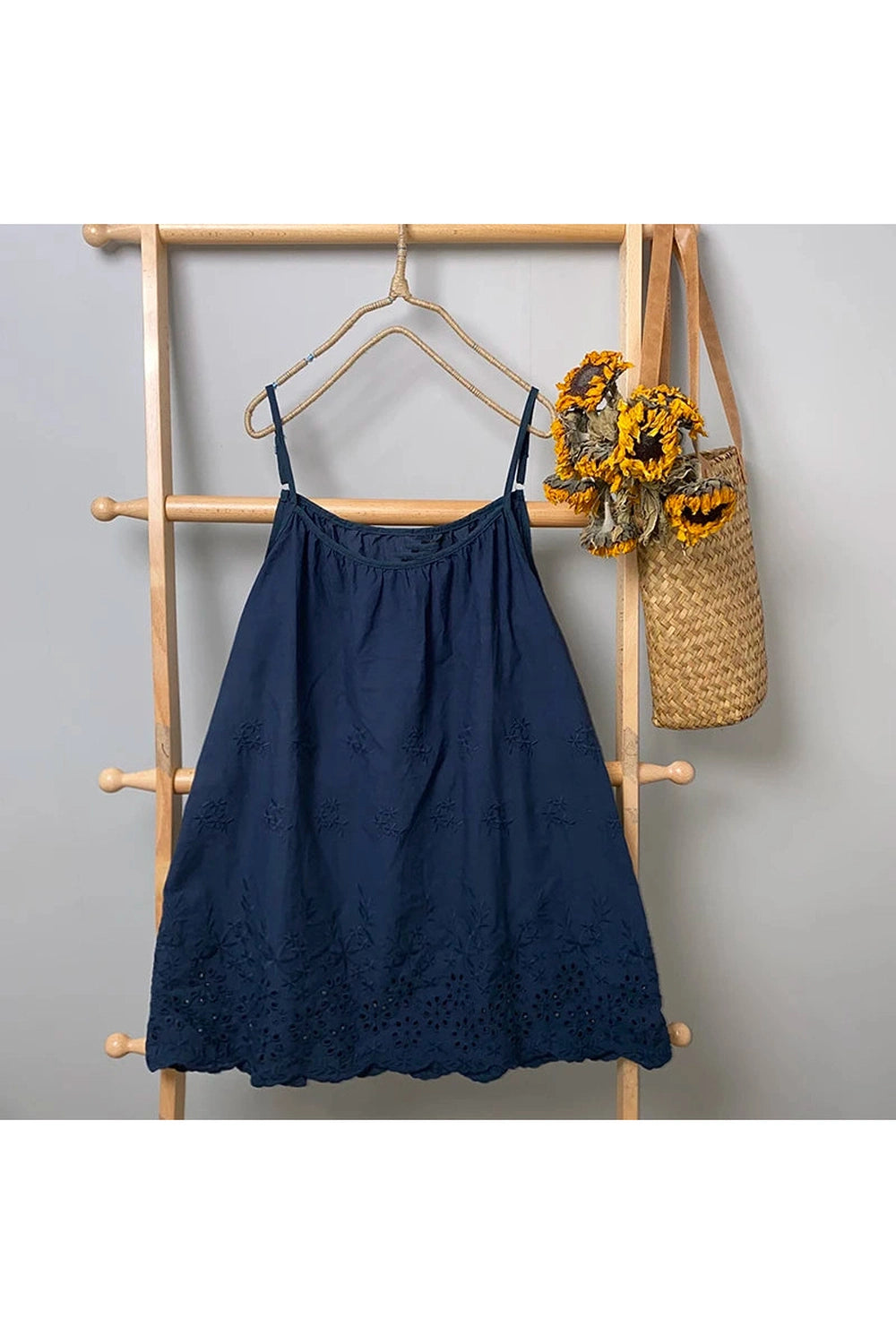 Embroidered Cotton Lace Vest cottagecoreclothes