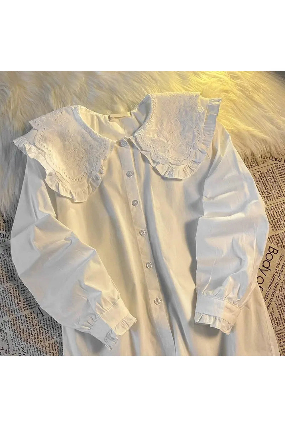 Simple Solid Blouses cottagecoreclothes