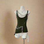 Fairycore Tattered Forest Midi Dress cottagecoreclothes