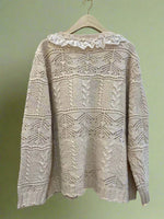 Cottagecore Lace Trim Cardigan cottagecoreclothes