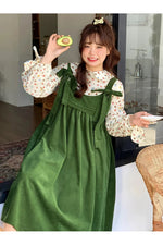 Green Straps Sundress cottagecoreclothes