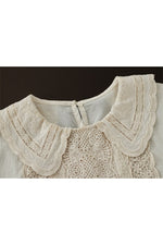 Lace Edwardian Pan Collar Blouse cottagecoreclothes