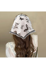 Vintage Butterfly Lace Scarf cottagecoreclothes