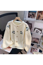 Sunlit Meadow Button-Up Fall Cardigan cottagecoreclothes