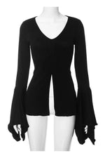 Dark Cottagecore V-Neck Top cottagecoreclothes