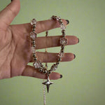 Starlight Glow Pearl Charm Necklaces cottagecoreclothes