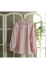 Solid Color Embroidered Shirt cottagecoreclothes