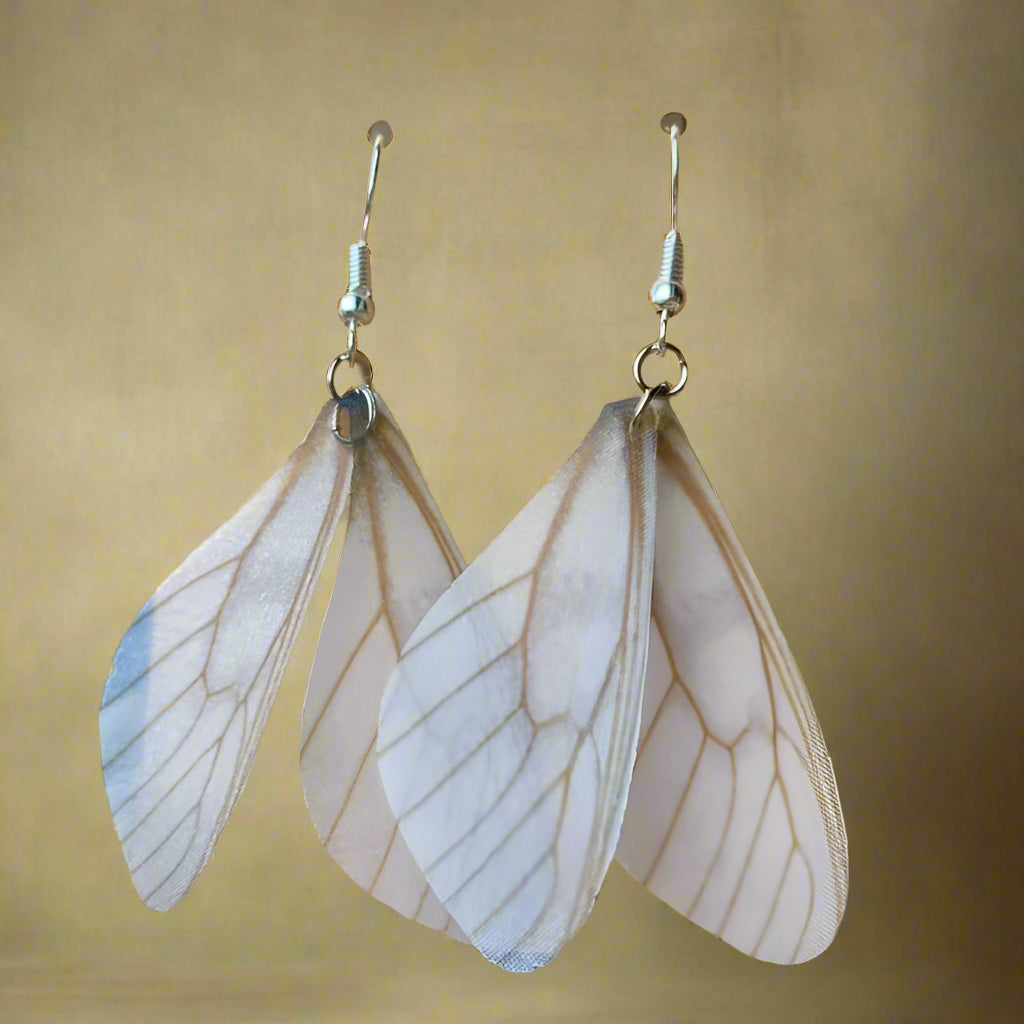 Fairycore Transparent Wing Earrings cottagecoreclothes