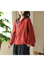 Vintage Loose All-match Spring Female Jacket cottagecoreclothes