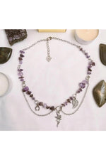 Grunge Fairy Gemstone Necklace cottagecoreclothes