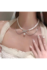 Irregular Bow Chain Necklaces cottagecoreclothes