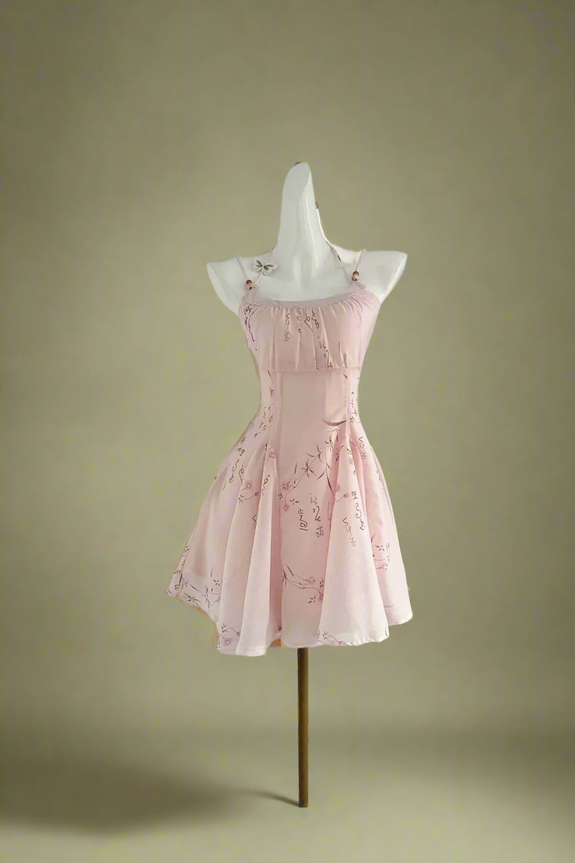 Fairycore Flowing Chiffon Dress Set cottagecoreclothes