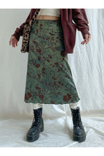 Goblincore Tie Dye Long Skirt cottagecoreclothes