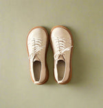 Vintage Brown Stitch Detail Shoes cottagecoreclothes