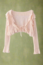 Fairycore Floral Bell Sleeve Top cottagecoreclothes