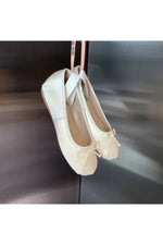 Bow Satin Flats Shoes cottagecoreclothes