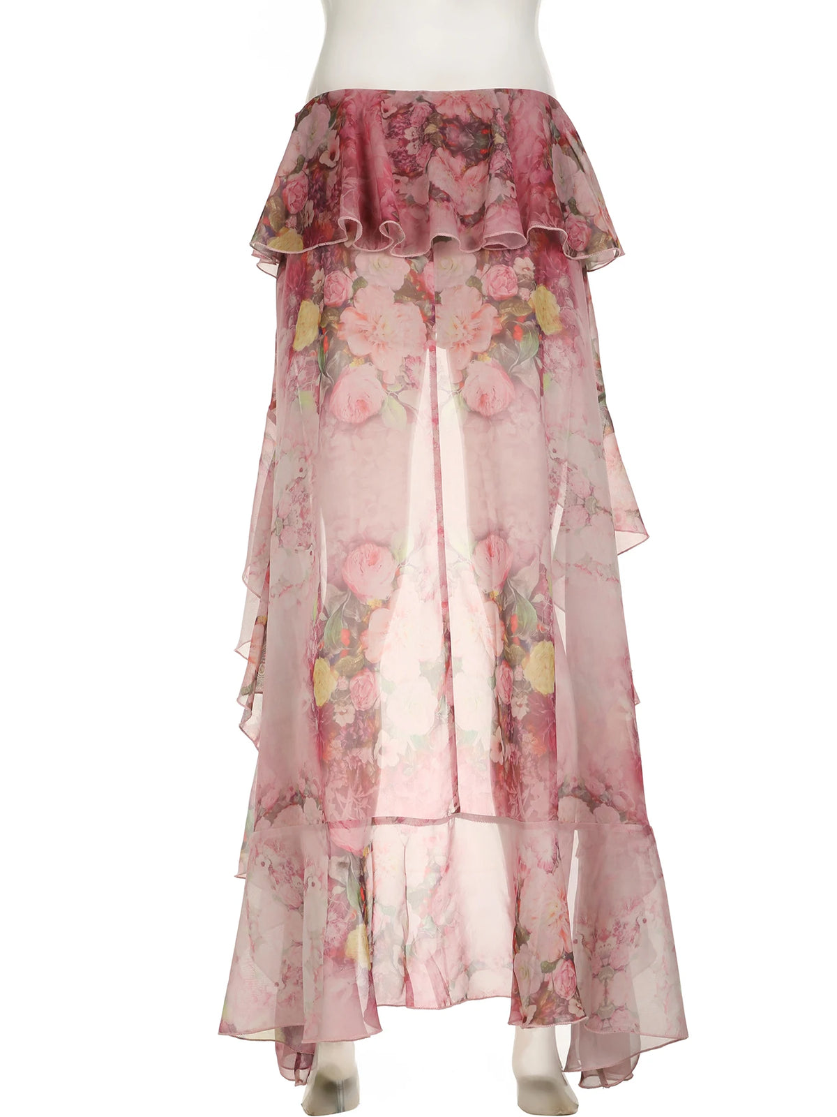 Floral High-Low Fairy Skirt cottagecoreclothes