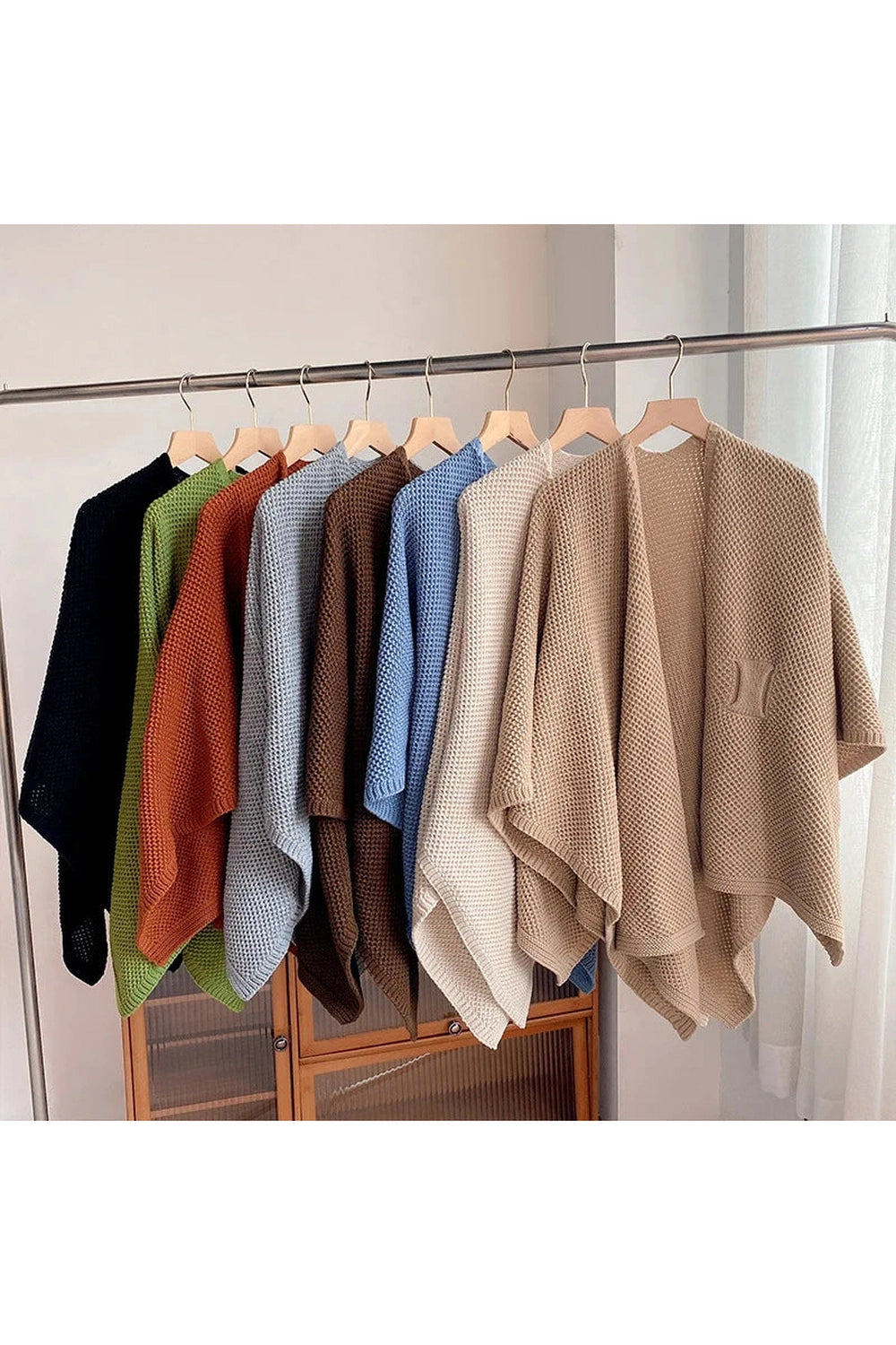 Knitted Small Shawl Poncho cottagecoreclothes