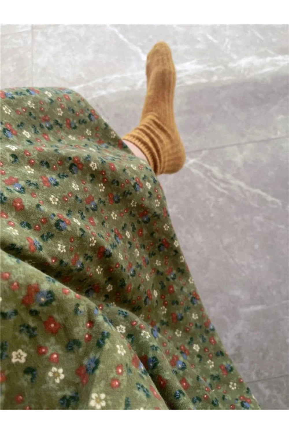 Meadow Whimsy Midi Skirt cottagecoreclothes